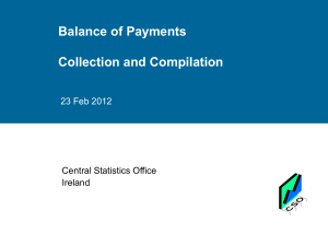 Collection and Compilation of Balance of Payments statistics