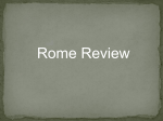 PRACTICE QUESTION Who became the absolute ruler of Rome