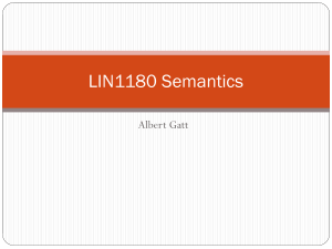 LIN1180 Semantics