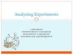 Analyzing Experiments