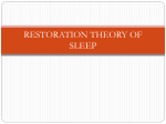 restoration theory of sleep
