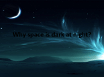 Why space is dark at night