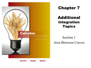 Calculus 7.1A lesson notes