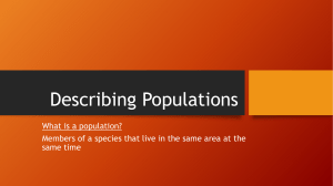 Describing Populations - Phoenix Union High School District