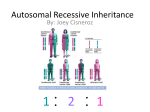 Autosomal Recessive Inheritance