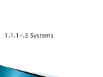 1.1.1-.3 Systems