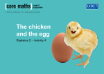 Statistics_Chicken_egg - Core Maths Support Programme