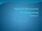 Human Resources Development