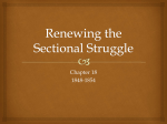 Renewing the Sectional Struggle