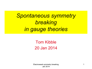 gauge theory - CERN Indico