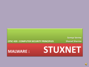 STUXNET - Clemson