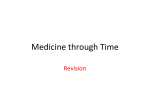 Medicine through Time
