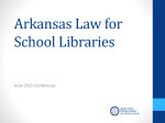 Arkansas Law for School Libraries - hoorayforbooks