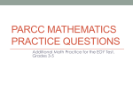 additional parcc practice 3-5