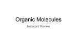 Organic Molecules - Dublin City Schools