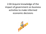 Indicator 2.04 Describe the nature of taxes