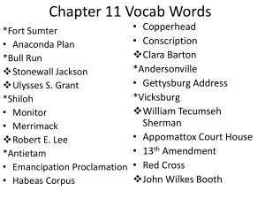 Chapter 11 Vocab Words