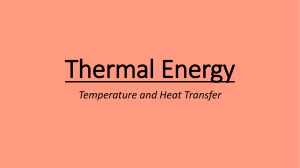 Thermal Energy