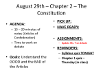 Chapter 2 * The Constitution
