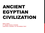 Ancient Egyptian Civilization - Cuyahoga Falls City School District