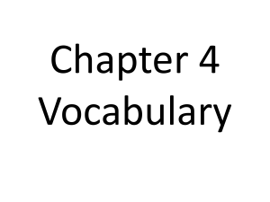 chapter 4 vocabulary - Flushing Community Schools