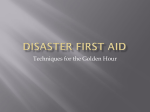 Disaster First Aid - Thurston County Home