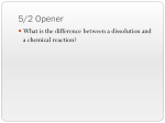 Calorimetry Notes