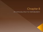 Intro to Metabolism PPT