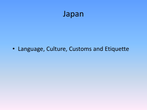 Japanese Non-Verbal Communication