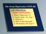 The Great Depression (1929-40)