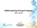 CMSD Aspiring Principal Program