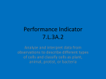 Performance Indicator 7.L.3A.2