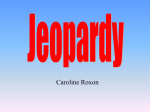 Jeopardy - Ms. Lee`s Classes @ JICHS