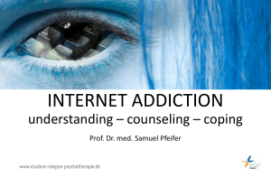 Internet Addiction and Christian Counselling (PPT)
