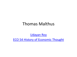 Thomas Malthus