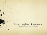 New England Colonies