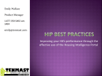 HIP Best Practices