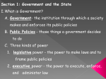 Government and the State