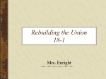 Rebuilding the Union 18-1