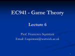 Game Theory EconC31