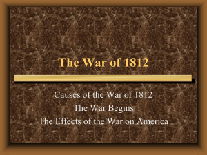 WAR OF 1812 - Doral Academy Preparatory