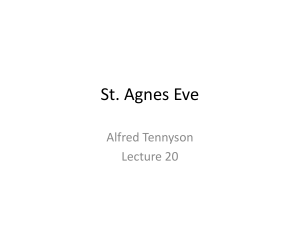 St. Agnes Eve