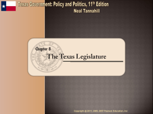 Texas Legislature - HCC Learning Web