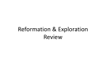 Exploration and Reformation review