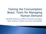 Taming the Consumption Beast: Tools for Managing Human Demand