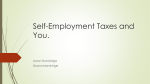 Self-Employment Taxes and You