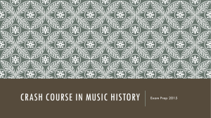 Crash Course In Music History
