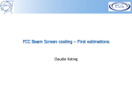 Temperature Differences in the Beam Screen