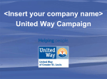 Sample PowerPoint presentation - United Way of Greater St. Louis