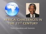 Africa: Challenges in the 21st Century